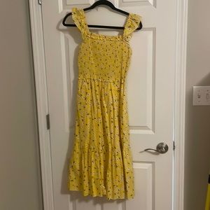 Yellow floral Kate Spade dress